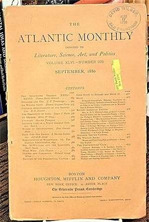 The Atlantic Monthly, September 1880