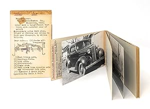 Handmade Album of Automobile Purchases, Records, and Photographs, 1908-1965