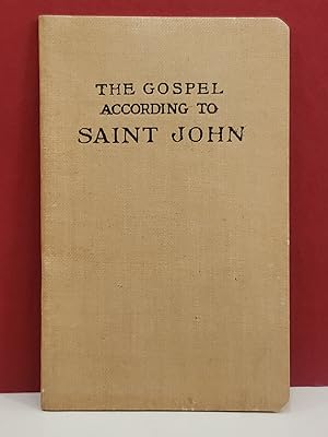 Imagen del vendedor de The Gospel According to Saint John a la venta por Moe's Books
