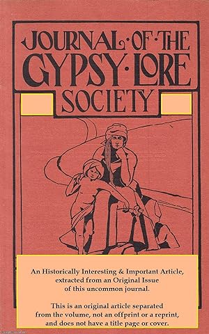 Immagine del venditore per The Gypsies of Mexico (part 3). An uncommon original article from the Journal of the Gypsy Lore Society, 1966. venduto da Cosmo Books