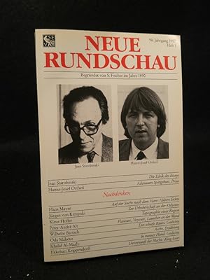 Bild des Verkufers fr Neue Rundschau 98. Jahrgang 1987 / Heft 1 zum Verkauf von ANTIQUARIAT Franke BRUDDENBOOKS