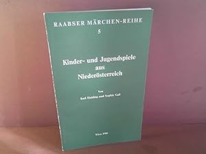 Bild des Verkufers fr Kinder- und Jugendspiele in Niedersterreich. (= Raabser Mrchen-Reihe, 5). zum Verkauf von Antiquariat Deinbacher