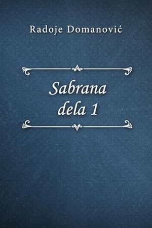 Seller image for Sabrana dela 1 for sale by AHA-BUCH GmbH