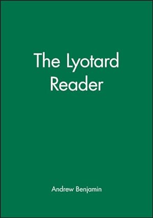 Seller image for Lyotard Reader for sale by GreatBookPrices