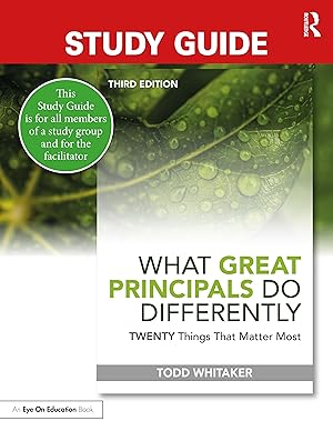 Bild des Verkufers fr Study Guide: What Great Principals Do Differently zum Verkauf von moluna