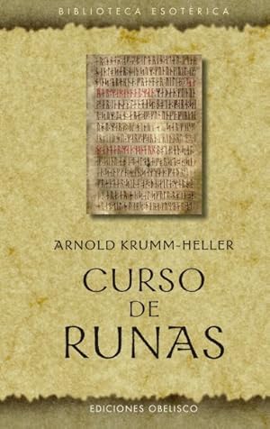 Immagine del venditore per Curso de runas/ Runic Course -Language: spanish venduto da GreatBookPricesUK