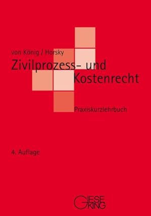 Image du vendeur pour Zivilprozess- und Kostenrecht mis en vente par AHA-BUCH GmbH