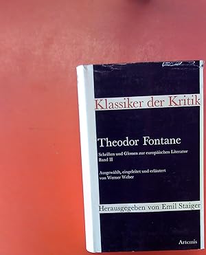 Immagine del venditore per Schriften und Glossen zur europischen Literatur. Zweiter Band Berlin, Mark Brandenburg Klassik und Romantik Zeitgenossen venduto da biblion2