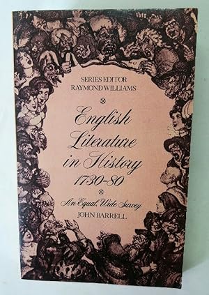 Seller image for English Literature in History 1730 - 80. An Equal, Wide Survey. for sale by Plurabelle Books Ltd