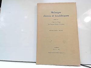 Bild des Verkufers fr Melanges Chinois Et Bouddhiques 9: 1948-1951. zum Verkauf von JLG_livres anciens et modernes