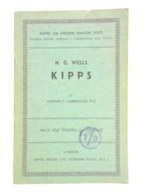 Bild des Verkufers fr H. G. Wells - Kipps zum Verkauf von World of Rare Books