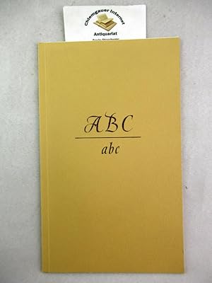 ABC. Meinem Lehrer Eugen Nerdinger (1910-1991) in Dankbarkeit gewidmet.