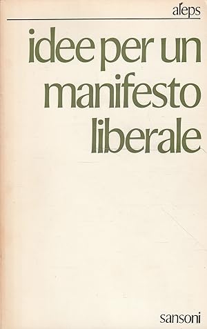 Idee per un manifesto liberale