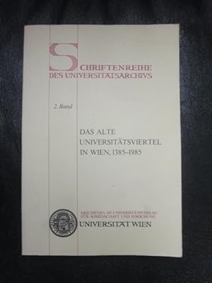 Bild des Verkufers fr Das Alte Universittsviertel in Wien, 1385-1985 zum Verkauf von Malota