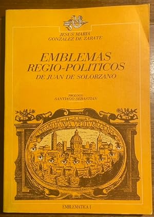 Imagen del vendedor de Emblemas Regio-Polticos de Juan de Solorzano. Emblemtica I a la venta por Largine