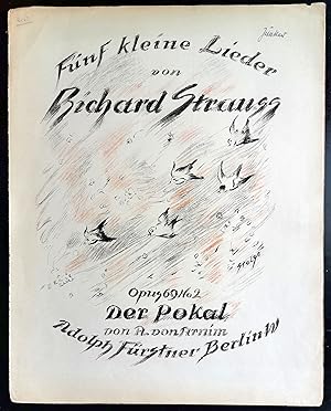 Fünf kleine Lieder. Opus 69 No. 2: Der Pokal von A. von Arnim (Partitur)