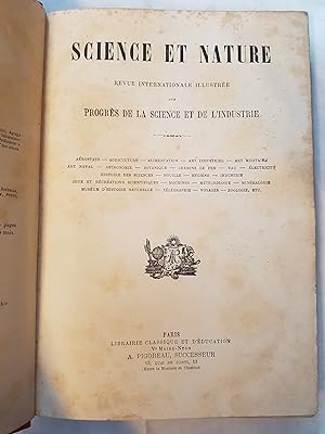 Science et nature (revue internationale illustrée des progrès de la science et de l'industrie)
