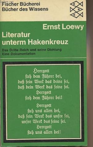 Seller image for Literatur unterm Hakenkreuz - Das dritte reich und seine dichtung - Eine Dokumentation for sale by Le-Livre