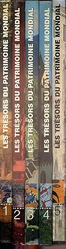 Image du vendeur pour Les trsors du patrimoine mondial - Site naturels et culturels inscrits  la liste de l'Unesco - En 5 volumes - Volumes 1 +2+3+4+5 mis en vente par Le-Livre