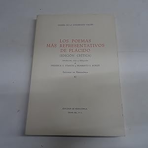 Seller image for LOS POEMAS MAS REPRESENTATIVOS DE PLACIDO (EDICION CRITICA). for sale by Librera J. Cintas