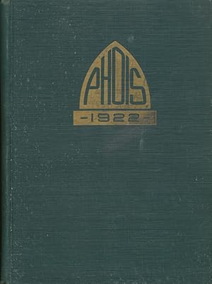 Phois 1922: Poughkeepsie NY High School Yearbook
