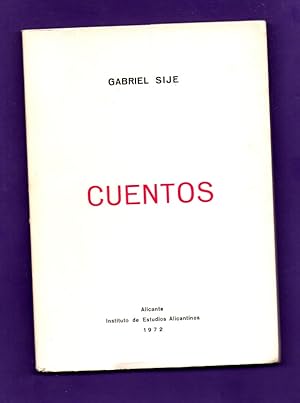 Imagen del vendedor de CUENTOS. a la venta por Librera DANTE