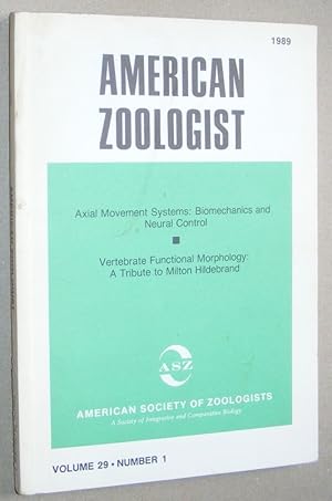 Seller image for American Zoologist Volume 29 Number 1, 1989 for sale by Nigel Smith Books