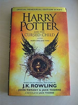 Immagine del venditore per Harry Potter and the cursed child, Parts One and Two / based on an original new story; a new play by Jack Thorne. Special rehearsal edition script venduto da RightWayUp Books