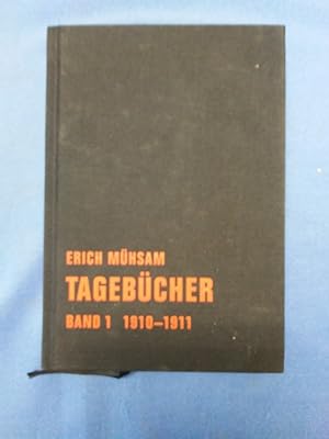 Bild des Verkufers fr Tagebcher : Band 1 : 1910 - 1911. zum Verkauf von Antiquariat BehnkeBuch