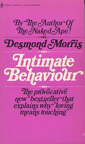 Seller image for Intimate Behaviour for sale by Kenneth A. Himber