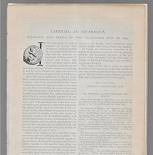 Seller image for Tarrying In Nicaragua: Pleasures And Perils Of The California Trip In 1849 for sale by Legacy Books II