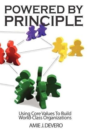 Imagen del vendedor de Powered by Principle : Using Core Values to Build World-Class Organizations a la venta por AHA-BUCH GmbH