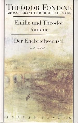 Bild des Verkufers fr Der Ehebriefwechsel. Band 1: Dichterfrauen sind immer so. Der Ehebriefwechsel 1844 - 1857; Band 2: Geliebte Ungeduld. Der Ehebriefwechsel 1857 - 1871; Band 3: Die Zuneigung ist etwas Rtselvolles. Der Ehebriefwechsel 1873 - 1898. Herausgegeben von Gotthard Erler unter Mitarbeit von Therese Erler. zum Verkauf von Altstadt Antiquariat Goslar