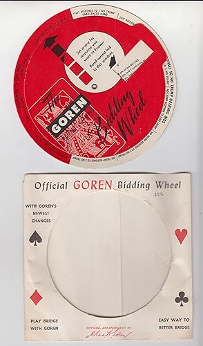 Imagen del vendedor de Official GOREN Bidding Wheel, The Point Count a la venta por Robinson Street Books, IOBA