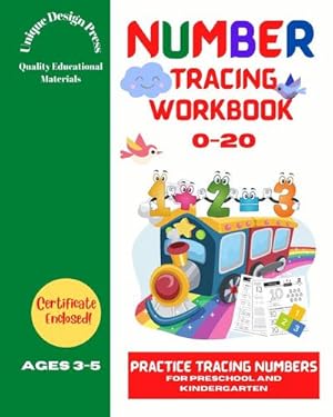 Seller image for Number Tracing Workbook : Practice Tracing Numbers 0-20 for Preschool and Kindergarten for sale by AHA-BUCH GmbH