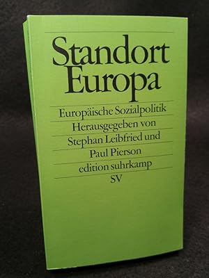 Seller image for Standort Europa. Sozialpolitik zwischen Nationalstaat und Euopischer Integration. for sale by ANTIQUARIAT Franke BRUDDENBOOKS