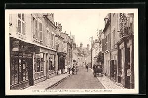 Carte postale Meung-sur-Loire, Rue Jehan-de-Meung