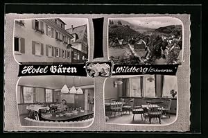 Ansichtskarte Wildberg /Schwarzwald, Hotel Bären Bes. Familie Bihler
