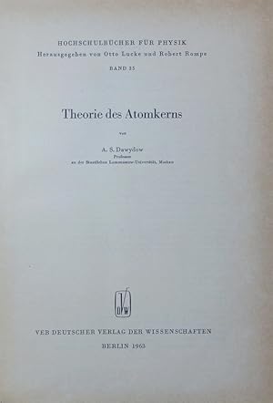 Seller image for Theorie des Atomkerns. for sale by Antiquariat Bookfarm