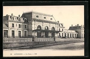 Ansichtskarte Auxerre, La Gare, Bahnhof