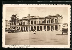 Ansichtskarte Palermo, Stazione Centrale, Bahnhof