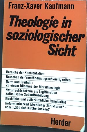 Bild des Verkufers fr Theologie in soziologischer Sicht. zum Verkauf von books4less (Versandantiquariat Petra Gros GmbH & Co. KG)