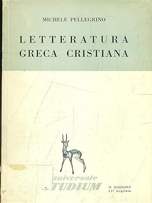 Bild des Verkufers fr Letteratura greca cristiana zum Verkauf von Librodifaccia