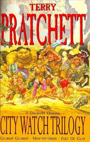 Imagen del vendedor de The City Watch Trilogy : Guards!Guards!', 'Men at Arms', 'Feet of Clay' - A Discworld Omnibus a la venta por Pieuler Store