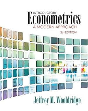 Seller image for Introductory Econometrics: A Modern Approach (Upper Level Economics Titles) for sale by Pieuler Store