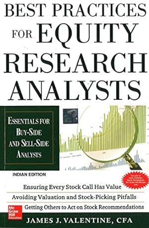 Immagine del venditore per Best Practices For Equity Research Analysts: Essentials For Buy-Side And Sell-Side Analysts venduto da Pieuler Store