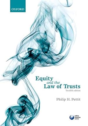 Immagine del venditore per Equity and the Law of Trusts venduto da Pieuler Store