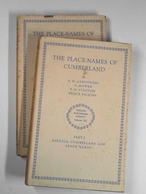 Seller image for The place-names of Cumberland, parts 1 & 2 for sale by Cotswold Internet Books