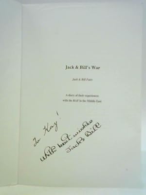 Bild des Verkufers fr Jack And Bill's War zum Verkauf von World of Rare Books