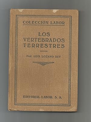 Seller image for Los vertebrados terrestres. for sale by Librera El Crabo
